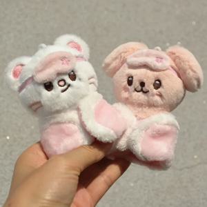 SKZOO 아이돌 스트레이 키즈 귀여운 파자마 인형 키체인 플러시 장난감 펠릭스 현진 찬 민호 지성 정인 승민 팬 컬렉션 선물