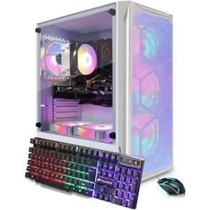 게이밍 PC 데스크탑 컴퓨터, 코어 i7 최대 3.9GHz, GTX 1660 Ti 6G GDDR6, 16GB 램, 512GB SSD, WiFi, 블루투스 5.0, RGB