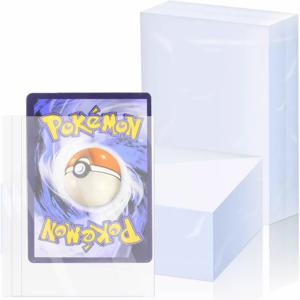 200팩 페니 카드 슬리브 투명 트레이딩 카드 보호 슬리브 홀더 (게임 포켓몬 TCG 유희왕 야구 스포츠 카드용)