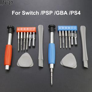 JCD 스크루 드라이버 세트 분해 도구 키트 스위치 GBA SP 용 수리 부품 새로운 3DS XL PSP NGC 게임 콘솔