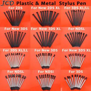JCD 10PCS 금속 텔레스코픽 스타일러스 플라스틱 스타일러스 터치 스크린 펜 2DS 3DS 새로운 2DS LL XL 새로운 3DS XL LL NDSL NDSi 용