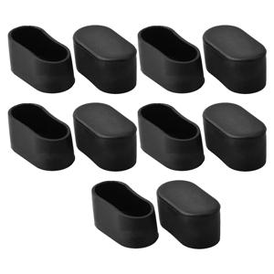 10pcs 고무 의자 다리 모자 타원형 커버 가구 테이블 피트 바닥 보호기 가구 컵 홈 액세서리 및 부품