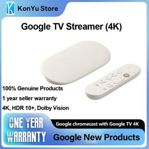 새로운 구글 TV 스트리머 (4K) 즉시 배송 가능 안드로이드 10 32GB 넷플릭스 인증 돌비 비전 애트모스 최대 4K HDR 60 FPS HDMI 2.1