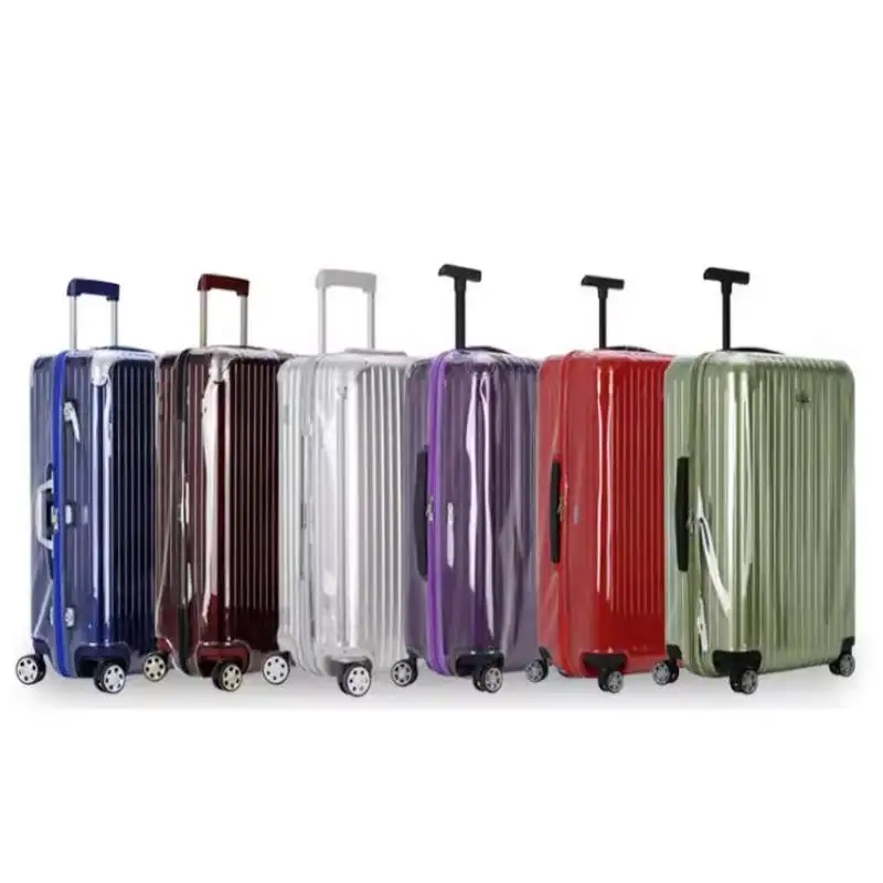 Rimowa 에센셜 트렁크 플러스 Rimow용 러기지 커버, 오리지널 클래식 하이브리드, 독특한 에센셜 라이트, 투명 PVC 맞춤형