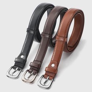 1pcs 여성의 얇은 허리 벨트 모든 경기 스타일 청바지와 유행과 간단한 여성 벨트