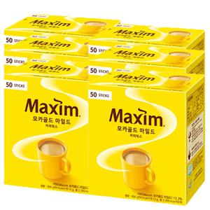 맥심 모카골드 마일드 커피믹스 50T x 6통