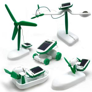 6-in-1 태양광 로봇 키트 조립 선박 팬 풍차 자동차 장난감 과학 실험실 DIY 어린이 교육용 장치