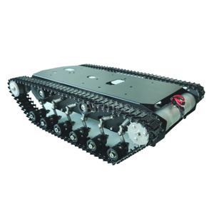 12KG 실제 하중 금속 서스펜션 크롤러 탱크 섀시 충격 흡수 로봇카 캐터필러 2WD DC 12V 모터 포함