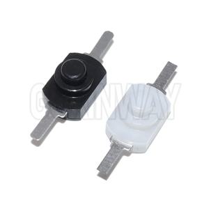 10PCS 1208YD 셀프 락킹 12*8MM DC 30V 1A 전원 온오프 미니 푸시 버튼 스위치 전기 토치용