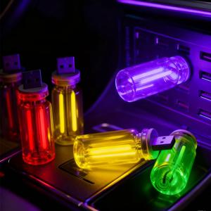 USB LED 필라멘트 터치 디밍 전구 5V LED 조명 에디슨 레트로 LED 전구 야간 조명 캠핑 자동차 크리스마스 장식
