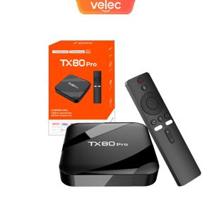 안드로이드TV 16 TX80 PRO TV 박스, 쿼드코어 ARM Cortex-A53 CPU, 펜타코어 Mali-450 GPU, 16GB+256GB 메모리, 듀얼밴드 와이파이, 4K UHD