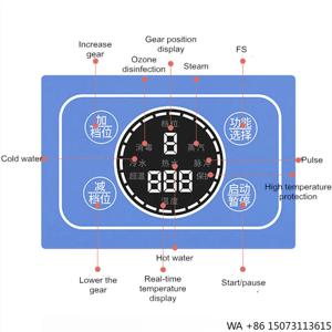 3200W 스팀 기계 청소기 - 다기능 통합 3D 프린팅 휴대용 상업용 청소기 (220V)