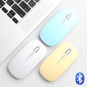 노트북 PC 컴퓨터 배터리 용 블루투스 마우스 iPad 용 초박형 무선 마우스 삼성 화웨이 레노버 안드로이드 윈도우 태블릿