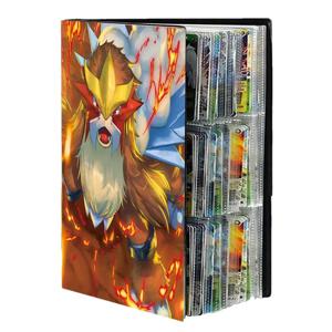 9포켓 애니메이션 카드 앨범 컬렉션 홀더 바인더 폴더 포켓몬 유희왕 TCG 게임 스포츠 축구 540장 카드 수납 가능