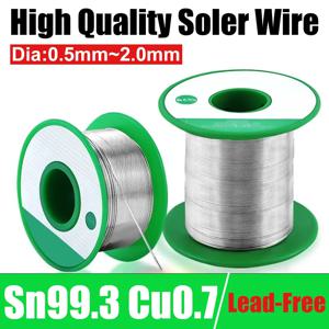 250-20g 고순도 무연 납땜 와이어 Sn99.3 Cu0.7 0.5/0.6/0.8/1.0/1.2/1.5/2.0mm 로진 코어 납땜 와이어 롤 ROHS 와이어 플럭스