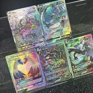 애니메이션 PTCG 레전더리 컬렉션 카드 라티오스 라티아스 기라티나 루기아 레이쿠자 VMAX GX 취미 희귀 트레이딩 배틀 카드 장난감 선물