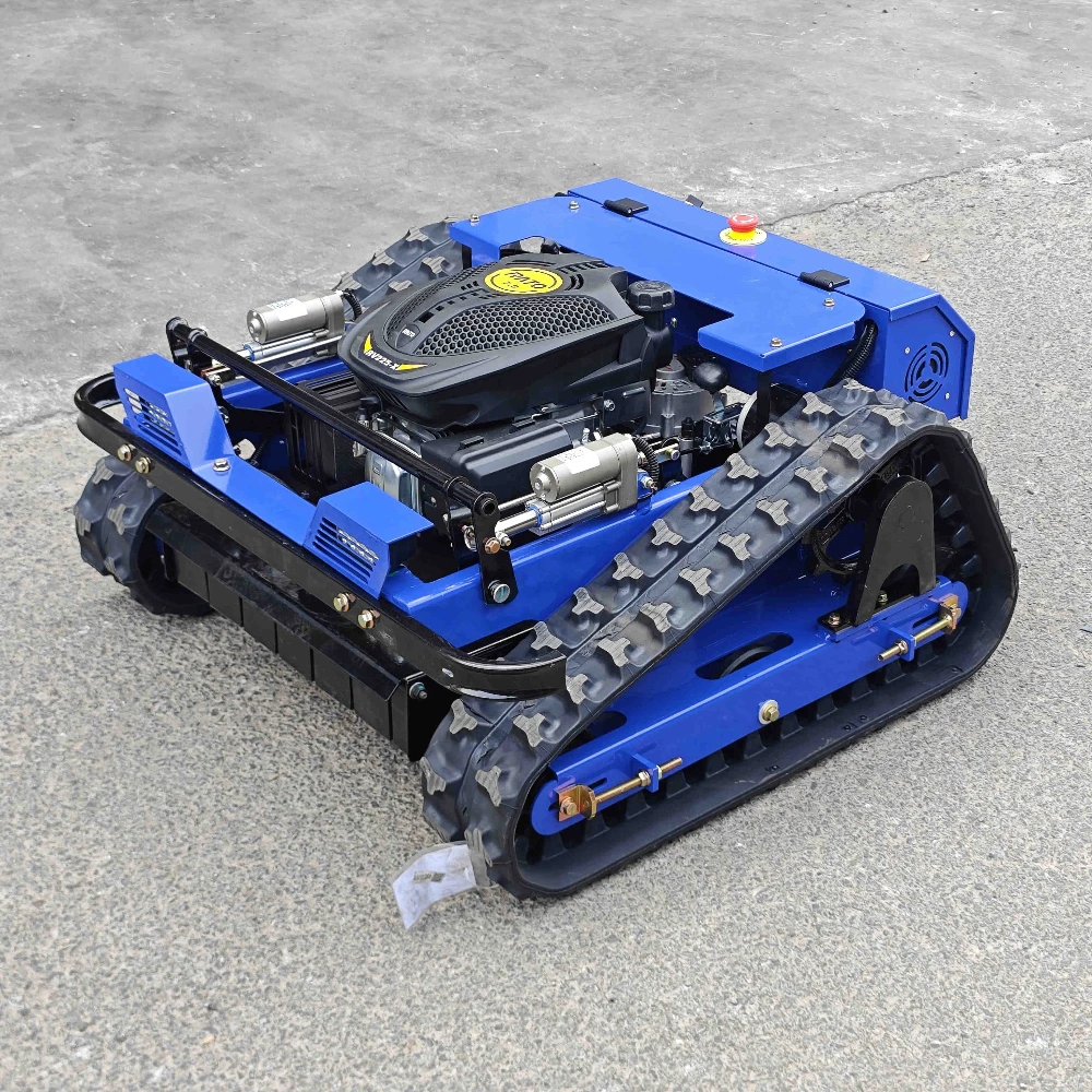 맞춤형 500mm 절삭폭 RC 잔디깎이 경사면 등반 크롤러 잔디깎이 정원 잔디 절단기 원격 조종 잔디깎이