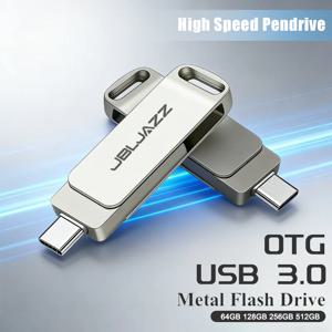 고속 USB 3.0 메탈 펜드라이브 타입-C 휴대용 방수 플래시 드라이브 1TB 512GB 256GB 128GB 2TB 데이터 저장용 메모리 디스크