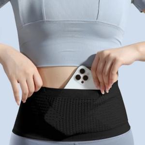 원활하고 눈에 띄지 않는 러닝 허리 벨트 가방, 짐 가방, 가볍고 눈에 띄지 않는 휴대폰 가방, 휴대용 탄성 러닝 사이클링 가방
