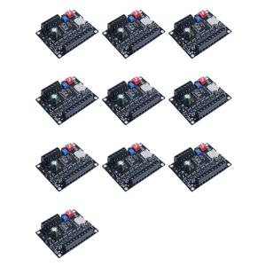 【CYBER MONDAY】10X 30W MP3 음성 재생 모듈 DY-L30T 9 트리거 플레이어 파워 앰프 보드 TF 카드 32G 최대 WAV DC 12V 24V MP