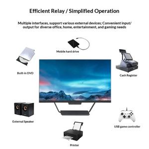 다중 인터페이스 올인원 데스크탑 PC 내장 카드 리더기 홈 오피스용 Type-C USB 포트