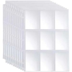 50pcs 9 포켓 트레이딩 게임 카드 슬리브 보관 지갑 앨범 바인더 페이지 컬렉션 코인 홀더 슬리브 YuGiOh 사진 앨범
