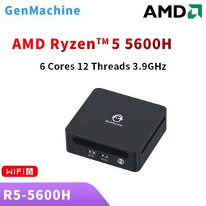 젠머신 AMD 라이젠 5 5600H 미니 PC 윈도우 11 최대 지원 64GB 3200Mhz RAM WIFI6 컴퓨터 게이밍 PC