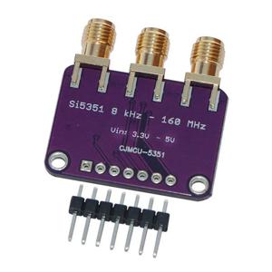 【플래시 세일】 Arduino D9I2용 Si5351a I2C 25Mhz 클럭 생성기 브레이크아웃 보드 8Khz ~ 160Mhz 4개