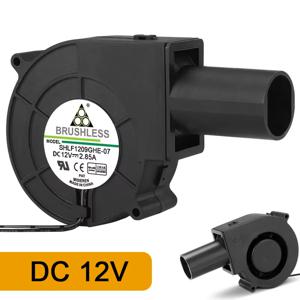 DC 12V 대풍량 송풍기 9733 터보 팬 2.85A 5500R/분 장작 바베큐 스토브 폐유 스토브 나무 스토브 냉각 쿨러 팬