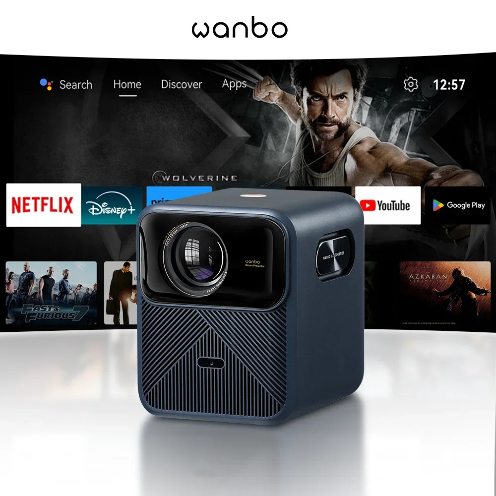 완보 모차르트 1 프로 구글 TV 프로젝터, 1200 ANSI, 온라인 4K, HDR10, MEMC, 20W 스피커, HDMI 2.0, ASA 3.0, 32dB 저소음