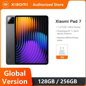 샤오미 패드 7 글로벌 버전 스냅드래곤 7+ Gen 3 옥타코어 CPU 태블릿 8850mAh 13MP 카메라 11.2인치 3.2K 디스플레이 144Hz 45W 충전