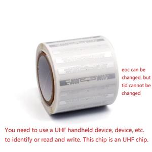10개/몫 장거리 RFID UHF 태그 스티커 습식 인레이 860-960mhz Alien U7 EPC