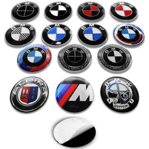 4개입 56mm 60mm 65mm 자동차 배지 휠 센터 허브 캡 스티커 액세서리 BMW E46 E36 E39 E60 E90 E90 F10 F30 G20 G21 G30 F15 X5용