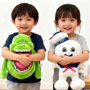 20CM 2개 마시멜로맨 슬리머 봉제 인형 빈티지 고스트버스터즈 3 스테이 퍼프 플러시 뱅크 세일러 봉제 인형 크리스마스 선물
