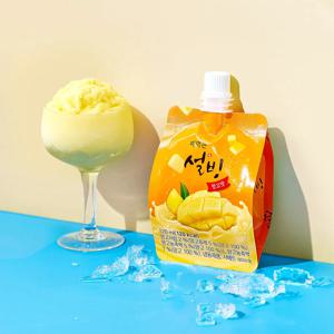 짜먹는 설빙 망고맛 120ml x 9개입 샤베트 아이스크림