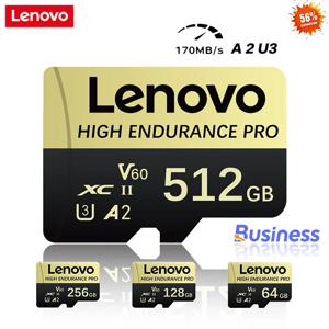 레노버 메모리 카드 256GB U3 4K 마이크로 SD 카드 64GB 128GB 512GB A2 SDHC 마이크로SD C10 TF 트랜스 플래시 마이크로SD