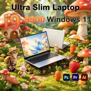 2026 셀레스티얼 뉴 15.6인치 노트북 인텔 코어 i9-9900 32GB 2TB 게이밍 PC 웅장한 울트라 슬림 스트림라인드 스터디 컴퓨터 PC
