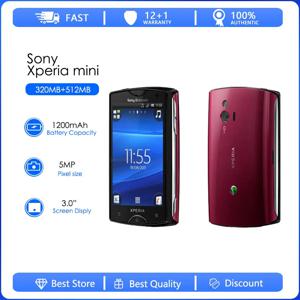 소니 에릭슨 Xperia 미니 ST15 리퍼브 오리지널 잠금 해제 휴대 전화 ST15i 3G WIFI GPS 3MP 카메라 안드로이드 4.1 전화
