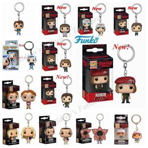 13 스타일 최신 FUNKO POP 포켓 키 체인 Demogorgon Dustin Eleven 프레디 스티브 로빈 바브 액션 피규어 장난감