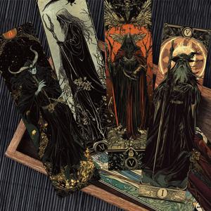 30PCS 크리 에이 티브 고딕 스타일 다크 마법사 북마크 높은 아름다움 카드 크리 에이 티브 독서 책 마킹 주석 DIY 북마크