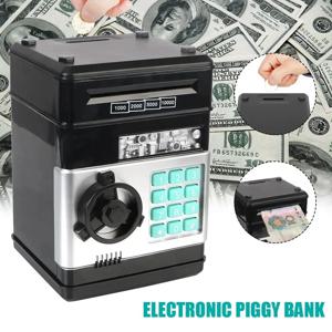 전자 저금통 ATM 비밀번호 현금 동전 저금통 ATM 은행 기계 금고 자동 입금 어린이 크리스마스 선물