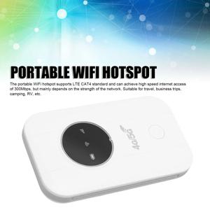 4G 5G WiFi 모바일 핫스팟 300Mbps 10개의 연결된 장치를 지원하는 휴대용 WiFi 라우터 자동차 여행용 SIM 카드 슬롯 포함