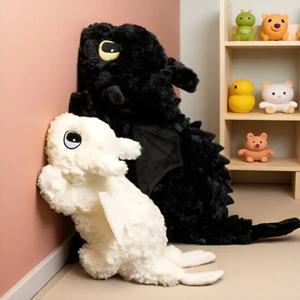 사랑스러운 작은 용 인형 토슬리스 봉제 인형 시뮬레이션 만화 애니메이션 소파 침대 베개 쿠션 어린이 크리스마스 생일 선물