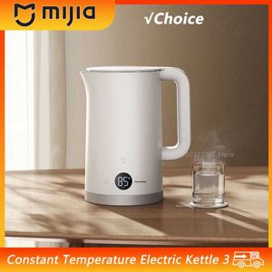 새로운 미지아 정온 전기 주전자 3 홈 자동 전원 차단 316L 스테인리스 스틸 1800w 빠른 가열 1.7L