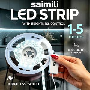 5V USB LED 스트립 라이트 핸드 스윕 모션 센서 디머 2835 LED 리본 TV 백라이트 주방 언더 캐비닛 거울 조명