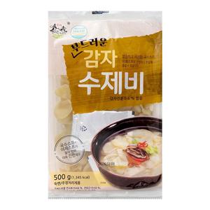 송학 감자 수제비 500g 국수스프 야채스프 동봉