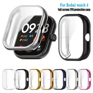 Xiaomi Redmi Watch 4 용 TPU 화면 보호기 커버 Xiaomi Redmi Watch 3 Active/Lite 용 스마트 시계 밴드 케이스 보호 쉘