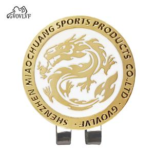 1pc GVOVLVF Dargon 골프 공 마커(골프 모자 클립 포함) 어떤 경우에도 훌륭한 선물 프리미엄 컬렉션 마크용 탈착 가능