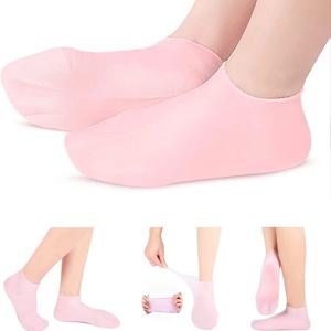 실리콘 모이스춰 라이징 양말 엑스 폴리 에이 팅 젤 힐 양말 캘러스 갈라진 죽은 피부 보호기 제거 통증 완화 풋 케어