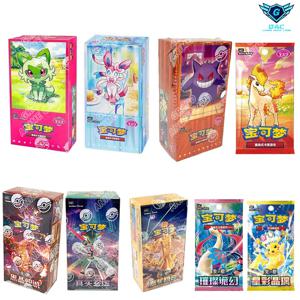새로운 오리지널 포켓몬 카드 스칼렛 & 바이올렛 15.0 CSV67C 트레이딩 PTCG 카드 수집용 얇은 박스 중국어 버전 장난감 선물
